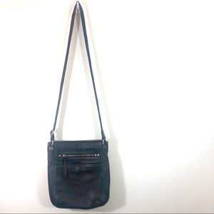 The Sak Black Leather Crossbody Purse